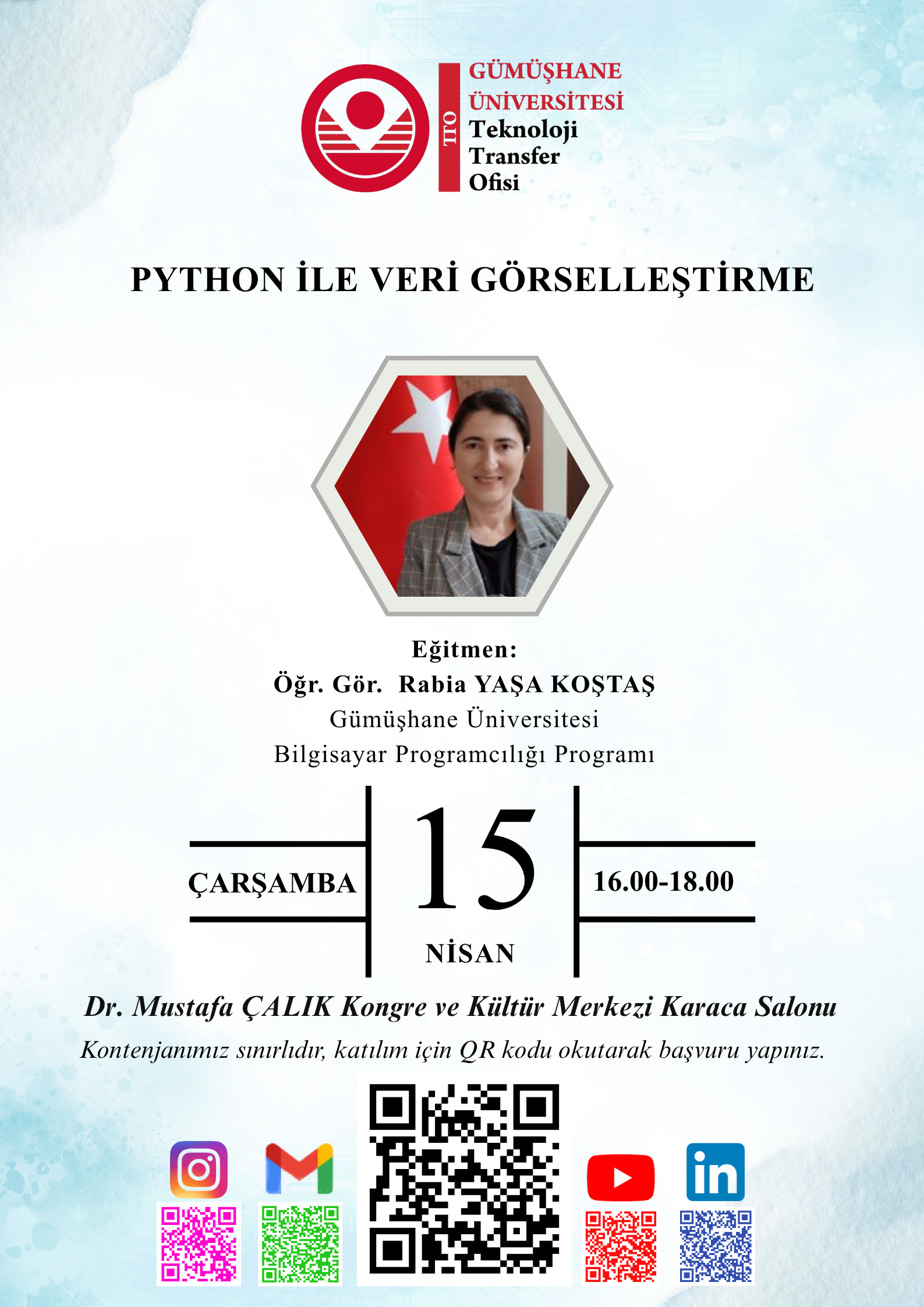 Python ile Veri Görselleştirme poster